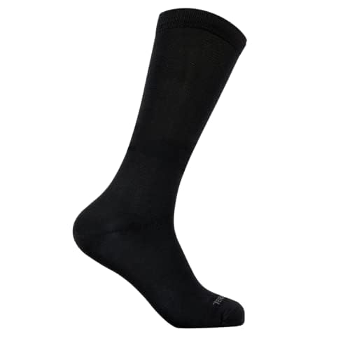 Terramar Thermasilk Sock Liner, Black, Medium/9-11