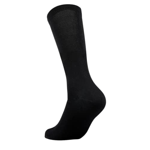 Terramar Thermasilk Sock Liner, Black, Medium/9-11