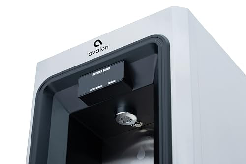 Avalon Freestanding Bottle Filler, Sensor Dispensing, UV Cleaning, Digital Bottle Counter Display, Dual Filtration, WiFi Enabled