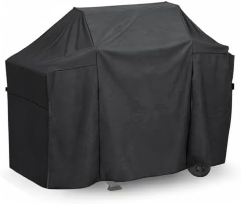 Grisun 7139 Grill Cover for Weber Spirit 300 Grills, Spirit 310, E310, S310 and E330, Waterproof and UV-Resistant Gas Grill Cover, Heavy Duty BBQ Cover, 51 inches, Black
