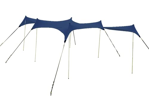 Neso Party Tent, 8 Ft Height, 11X22 Ft, 23 Pounds, Canopy Event Tent for On and Off The Beach (Navy)