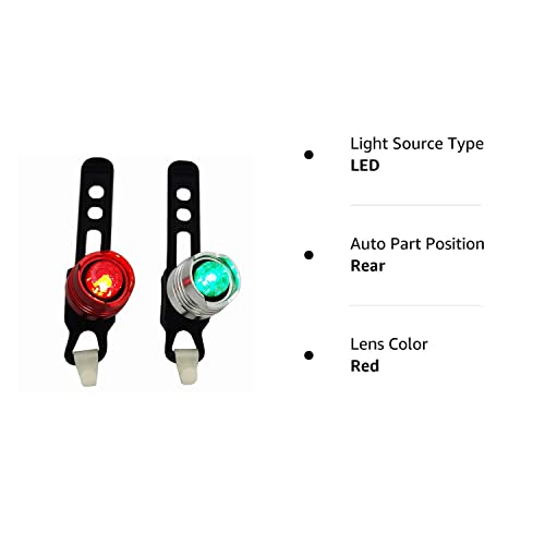 Aluminum Green and Red Portable Marine LED Boating Lights, Led Navigation Lights for Boat Bow or Stern,Backup Lights for Kayak Pontoon Yacht Dinghy