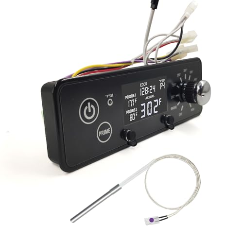 PID Rectangular Digital Control Board (AC03P9)(Non-WiFi) Replacement for Pit Boss Pellet Grills 440-1150, Sportsman PB500SP PB820SP; Navigator PB550G PB1150G; Mahogany PB440D2 PB700FB1; Pro Series