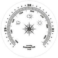 Ambient Weather YG315 Cherry Finish Dial Traditional Weather Station