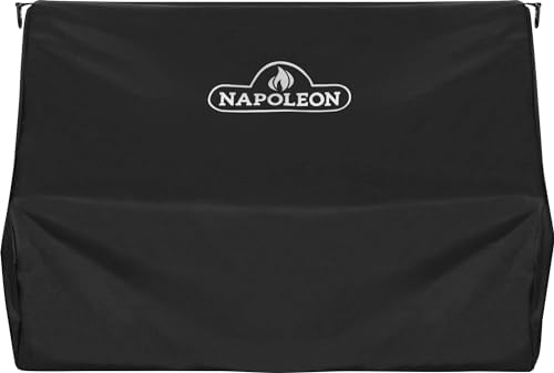 Napoleon Grill Cover for Prestige PRO 500 and Prestige 500 Built-in BBQ Grills, Black, Water Resistant, UV Protected, Adjustable Straps