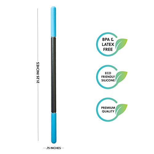 RAD Rod Massage Roller Stick - Myofascial Release Roller for Legs, Shoulders, Neck, Back, Arm - Muscle Roller for Athletes - Compact Deep Tissue Massage Roller for Mobility & Recovery