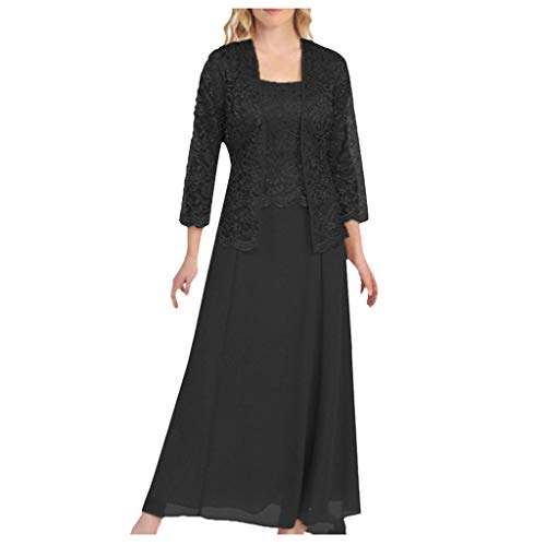 Aniywn Women Plus Size Two Piece Long Sleeve Party Dress