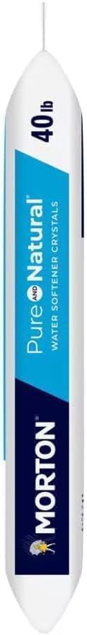 (4 PK) Morton Water Softener Salt Crystals, Pure and Natural 4 in 1, 40 pounds