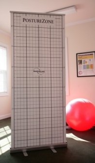 Posture Grid for Posture Assessment - Retractable Portable Grid