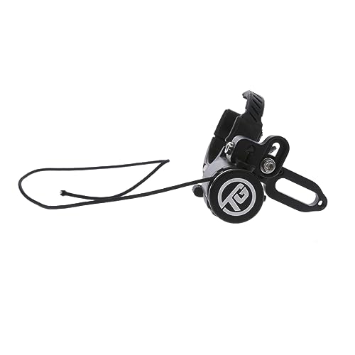 Truglo Hyper Strike Click-Up Drop-Away Cable-Driven Archery Black Arrow Rest - Quiet Full-Arrow Containment - Left-Handed
