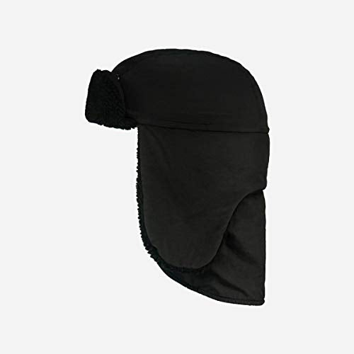 Airhole Tech Hat Trapper 3 Layer Balaclavas Headwear, Black, Small/Medium