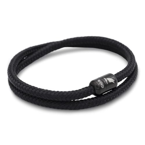 Wind Passion - Paracord Mens Bracelet - Bracelet for Women - Rope Bracelet String With Magnetic Clasp - Wrist Surfer Bracelet - Handmade Surfer Magnetic Bracelets - Sturdy & Waterproof