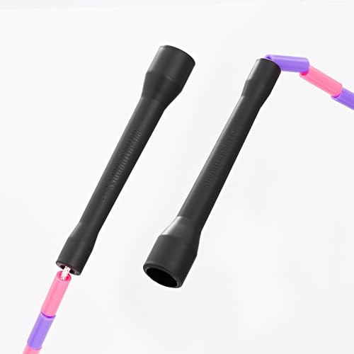 BuyJumpRopes Beaded Jump Rope - Segmented Skipping Rope for Kids - Durable Outdoor Beads