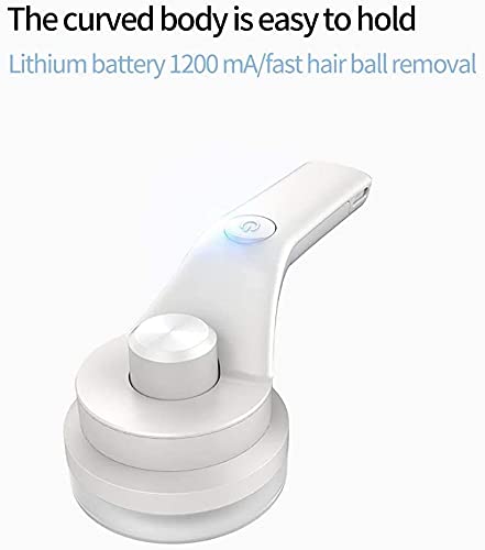 Fabric Shaver Defuzzer,Electric Lint Remover,with Replaceable Stainless Steel Blades,Dual Protection,Removable Bin,Easy Remove Fuzz Socks,Legging,for Your Clothes,Furniture,Bedding(Gray)