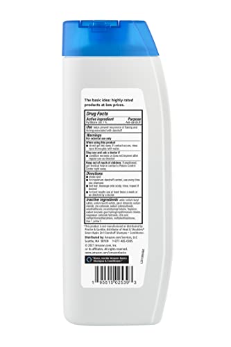 Amazon Basics 2-in-1 Dandruff Shampoo and Conditioner, Green Apple, 14.2 oz (Pack of 1) (Previously Solimo)