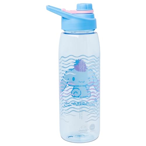 Silver Buffalo Sanrio Hello Kitty and Friends Cinnamoroll with Strawberry Water Bottle with Screw Lid, 28 Ounces