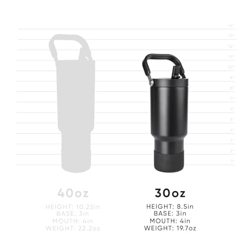 Simple Modern Trek Pivot | 30oz Flip Straw Tumbler with Handle | Water Bottle & Boot | Interchangeable Straw & Chug Lids | Insulated Stainless Steel Jug | Gym Sports Outdoors | Lavender Mist