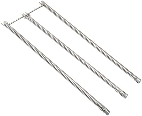 34 1/4 Inch Burner Tube Set Replace for Weber 67722 67820 Genesis 300 Series E310 E320 EP310 EP320 S310 S320 Gas Grills (2007-2010) with Side Control Knobs (304 Stainless Steel)