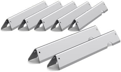 66797 & 66033 Flavorizer Bars 17-Inch Replacement for Weber Genesis II E-410 E-415 S-435, Genesis II/LX 400 Series (2017 and Newer) Grill Parts, Stainless Steel Flavor Bars, Pack of 7