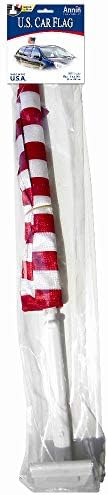 Annin Flagmakers U.S. Car Window Flag USA-Made, 11 x 18 Inches (Model 71808)