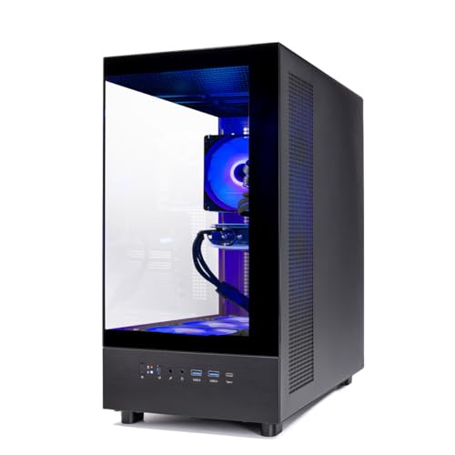 Skytech Gaming Azure 3 Desktop PC, Ryzen 7 5700 3.7 GHz (4.6GHz), NVIDIA RTX 5060, 1TB NVMe SSD, 32GB DDR4 RAM 3200, 650W Gold PSU, Wi-Fi, Win 11
