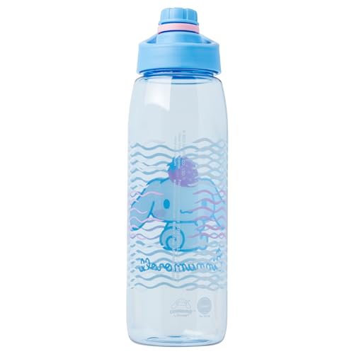 Silver Buffalo Sanrio Hello Kitty and Friends Cinnamoroll with Strawberry Water Bottle with Screw Lid, 28 Ounces