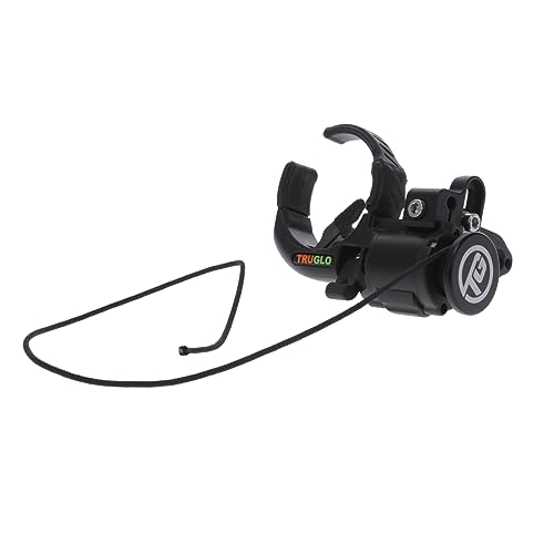 Truglo Hyper Strike Click-Up Drop-Away Cable-Driven Archery Black Arrow Rest - Quiet Full-Arrow Containment - Left-Handed
