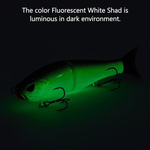 Bassdash SwimShad Glide Baits Jointed Swimbait Bass Pike Salmon Trout Muskie Fishing Lure