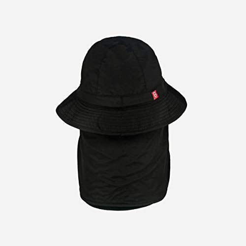 Airhole Tech Hat Bucket 3 Layer Balaclavas Headwear, Black, Medium/Large