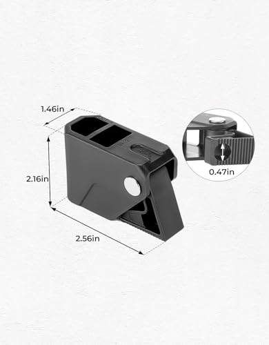 KEMIMOTO Boat Fender Clips,Quick Release Adjustable Boat Rail Cleats Fender Clips for Boat Bumpers, Boat Bumper Holder Hanger Adjuster for Pontoon Boat Bass Boat Jon Boat