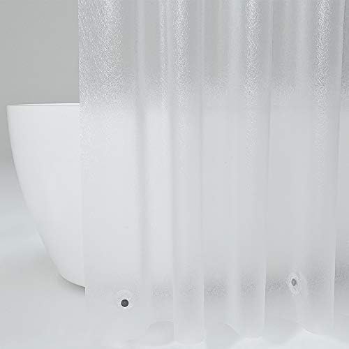 AooHome Frosted Shower Curtain Liner 8G Eva Extra Long Shower Curtain 72x78 Inch with Heavy Duty 5 Bottom Magnets, Thick Shower Liner for Shower Stall, Bathtubs, Semi Transparent