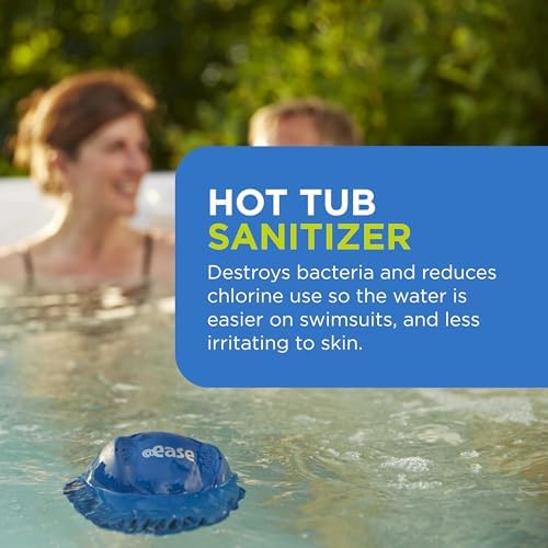 FROG @Ease Floating System for Hot Tubs with 1 Pack of FROG Maintain - Self-Regulating Hot Tub Sanitizer - Hot Tub Maintenance System with Sanitizing Minerals & SmartChlor Technology
