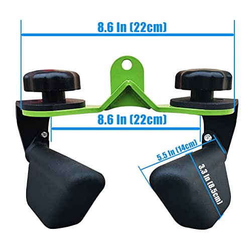 Home Gym Fitness Spreader Bar, Multi-Grip Wide Lat Pull Down Bar, Neutral Grip Handle, Lat Pulldown Attachments Long Bar for Cable Pulley System Machine, T-bar Row Landmine Attachment (SP-B08)