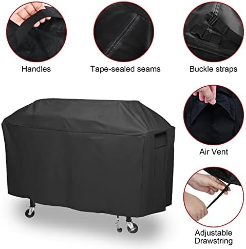Grill Cover for Royal Gourmet GB8001B GB8003 8-Burner Gas Grill,Outdoor Griddle Cover