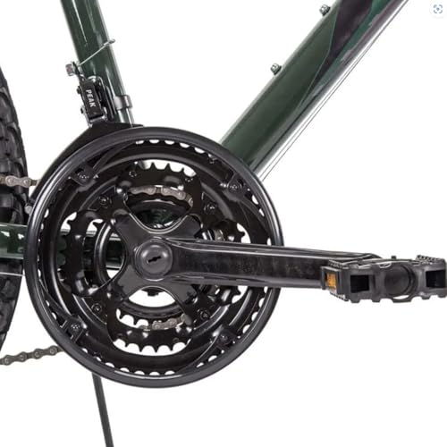 Huffy Hardtail Mountain Trail Bike 24 inch, 26 inch, 27.5 inch, 26 Inch Wheels/17 Inch Frame, Military Green Gloss