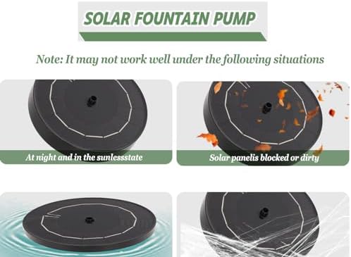 Solar Powered Bird Bath with Fountains for Hummingbirds,Stable Stylish Design with 5-Prong Base Stake Plastic Bird Bath for Outside Lawn Patio Yard Garden