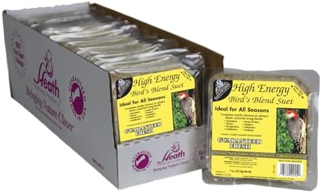 Heath DD4SS: 11-Ounce Bird's Blend High Energy Suet Cake - 12-Pack Case