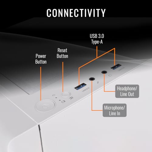 Thermaltake LCGS Quartz R66 Gaming Desktop (AMD Ryzen™ 5 5600, ToughRam DDR4 3600Mhz 16GB RGB Memory, AMD Radeon™ RX 6600, 1TB NVMe M.2, WiFi, Windows 11) S2QT-B550-R66-LCS
