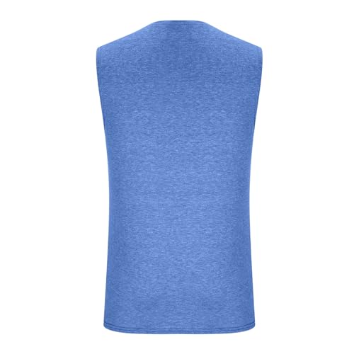 Lisgai Deals of The Day Clearance Prime, T Shirts for Men Big and Tall, Tank Tops Men Summer Sleeveless Tropical Beach Shirts Palm Tree Print Hawaiian T-Shirt Casual Muscle Sports Basic Tees