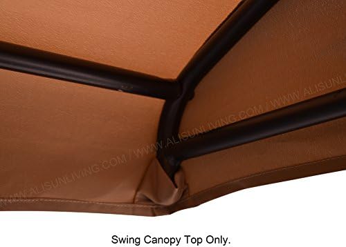 ALISUN Replacement Canopy Top for GT Porch Swing Model #GCS00229C (Will Not Fit Any Other Swing)
