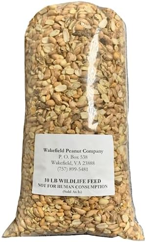 Wakefield Virginia Peanuts Animal Grade Raw Wildlife Peanuts, 10 LBS