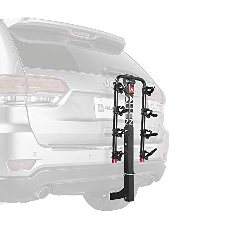 Allen Sports Deluxe Locking Quick Release 4-Bike Carrier for 2 Inch Hitch, Model 542QR, Black