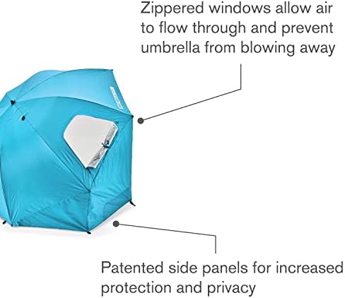 Sport-Brella Premiere XL UPF 50+ Umbrella Shelter for Sun and Rain Protection