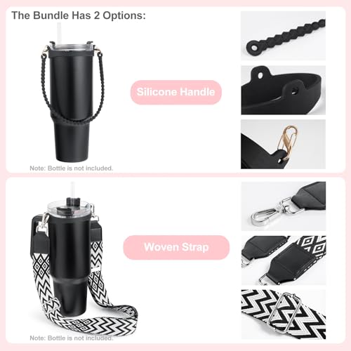 Carrier for Stanley Cup, Carriers with Strap for Stanley 30oz 40 oz 20 oz, Holder with Straps for Water Bottle, Holders for Tumbler with Strap, Carrier for Stanley Cup Accessories