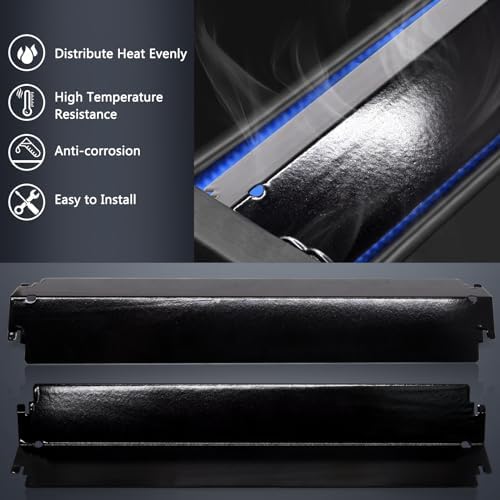 Grill Replacement Parts for Charbroil 463268008, 463268007, 463268606, 463248108, 463268706 Grill Models. Grill Heat Shields, Burner Tubes and Carryover Tube for Charbroil Replacement Parts.