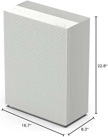 Coway Airmega 230 True HEPA Air Purifier with Air Quality Monitoring, Auto, and Filter Indicator, Dove White