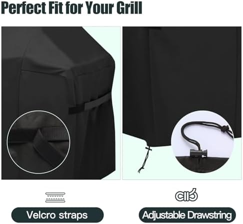 70 Inch Premium Grill Cover Fit for Weber Genesis and Genesis II 400 Series Grills, and New 2022 Genesis 400 Series 4-Burner Grills, Heavy Duty Waterproof Fade Resistant