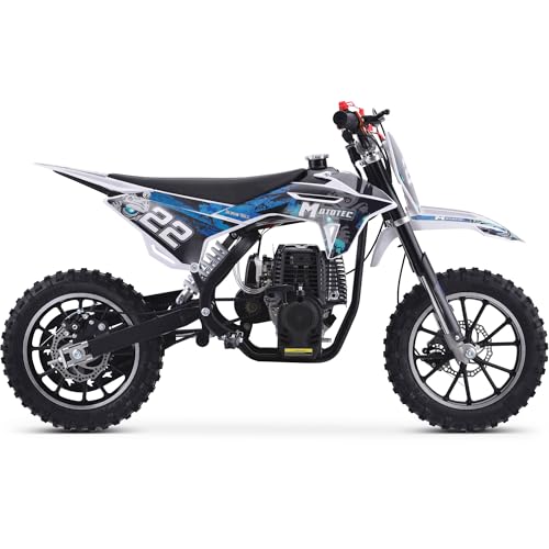 MotoTec Demon Dirt Bike 40cc 4-Stroke Blue