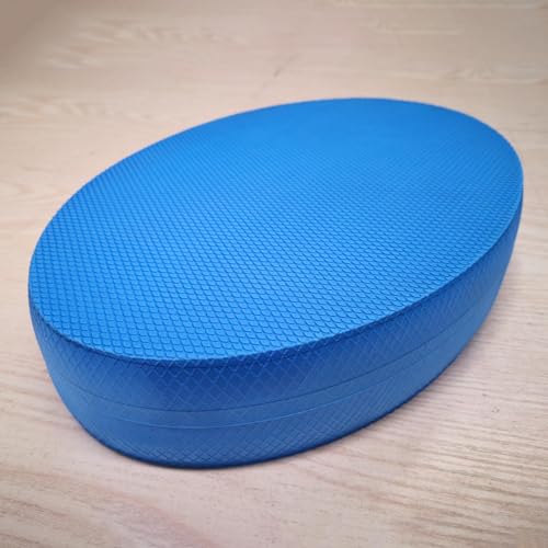 1/2 Pcs Fitness Balance Pad Oval - Beginner Foam Pad, Soft Stability Trainer Foam | Versatile Oval Yoga Foam Board Balance Pad, Non Slip Exercise Balance Pad For Yoga, Pilates, Fitness, Exercise