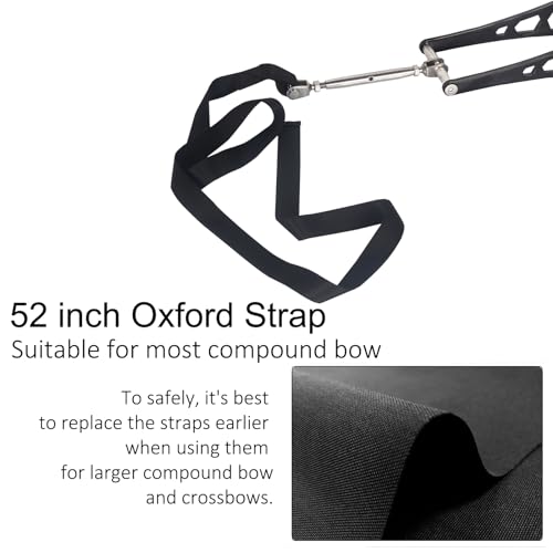 SOPOGER Archery Compound Bow Press - Portable Hand Held Bow Accessories for Compound Bow & Crossbow Aluminum Alloy Ratchet Bow Press Open Tool for Bow String Silencers Replacement (Black)